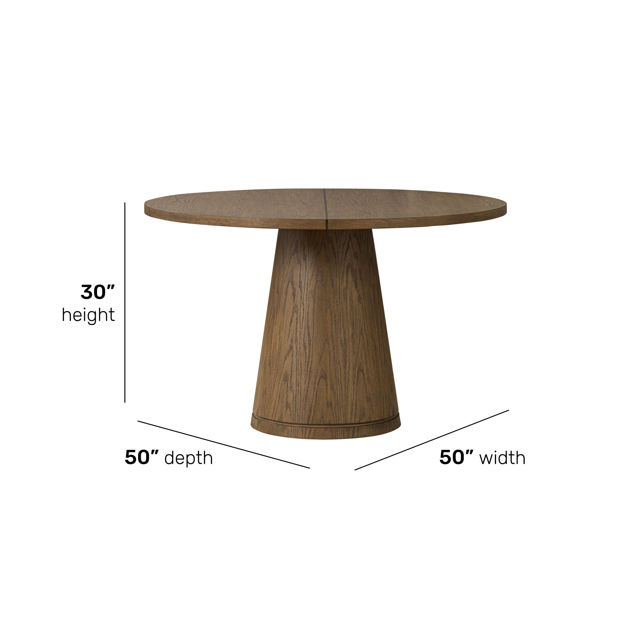 Lyra - Round Dining Table - Light Brown