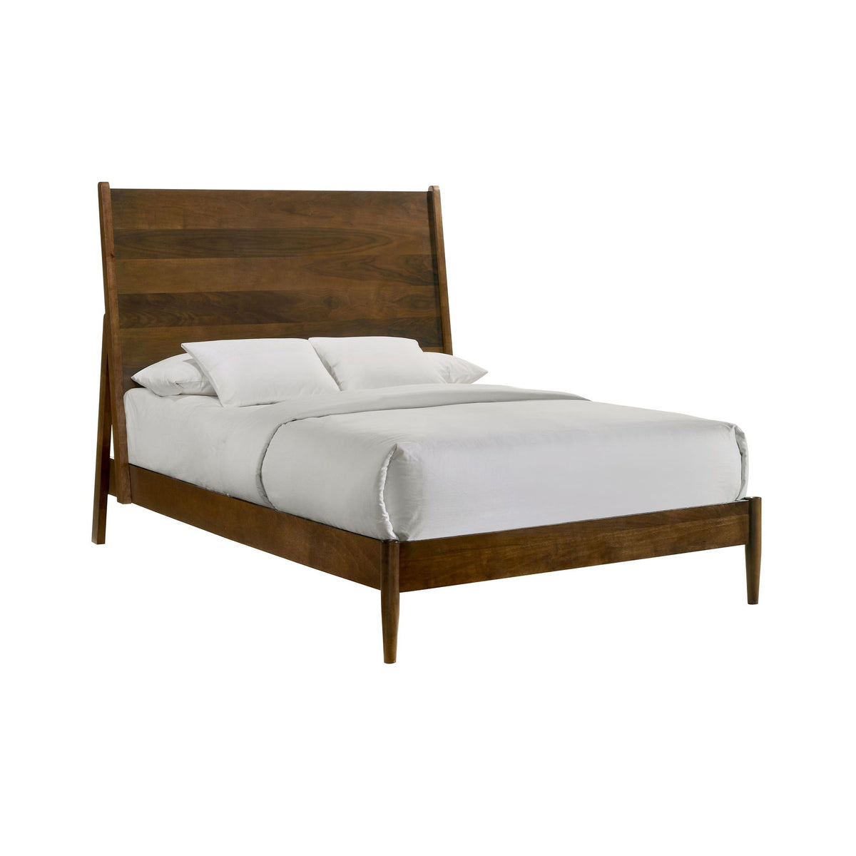Malibu Panel Bed in Dark Brown by Elements International