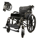 Lightweight Foldable Transport Wheelchair For Adults With Double X Force Support