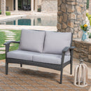 Honolulu - Loveseat - Gray / Silver