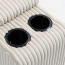 Modular Sofa Coffee Table With Storage Function, Cupholders, USB Ports