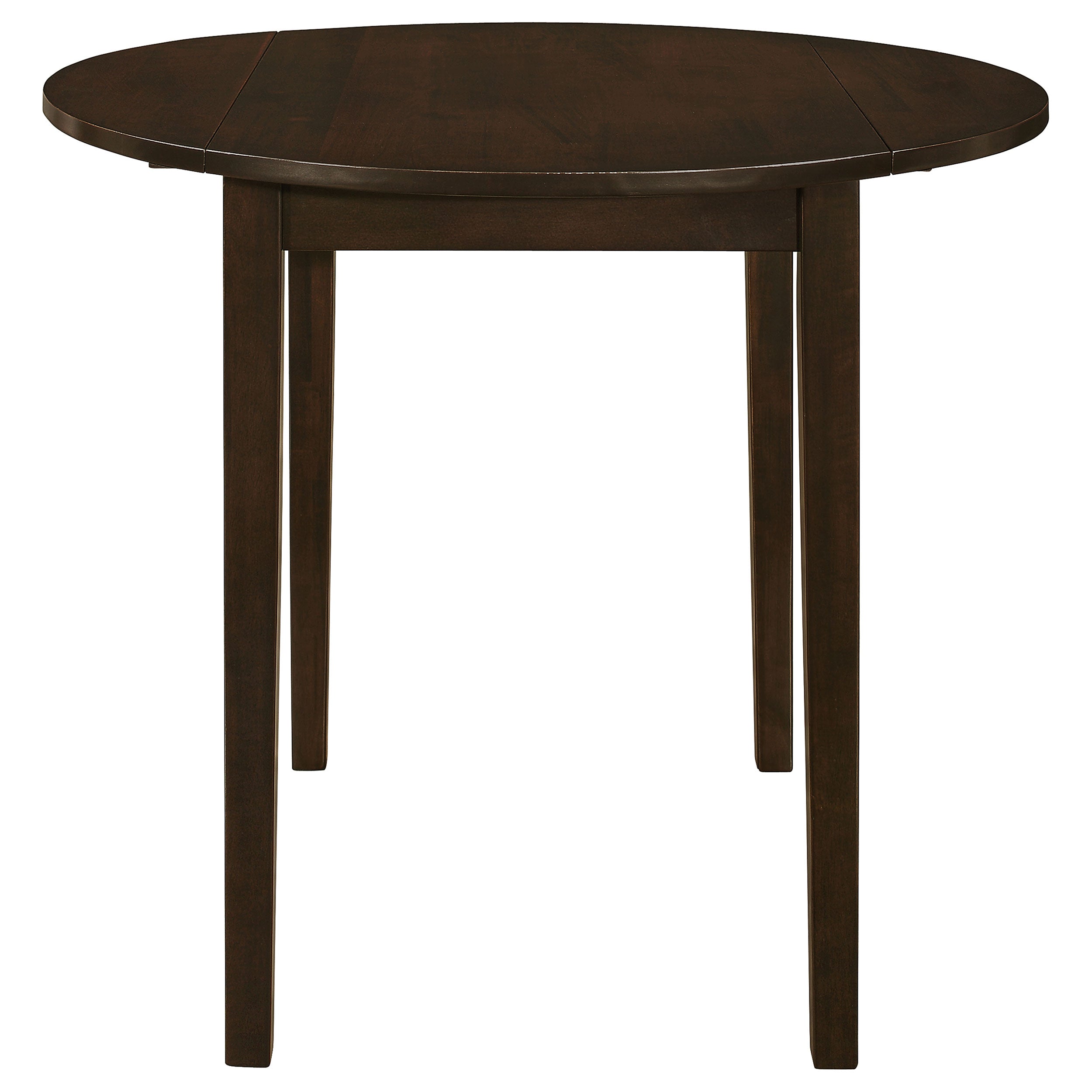 Bucknell 3-piece Round Drop Leaf Dining Table Set Cappuccino — view 4