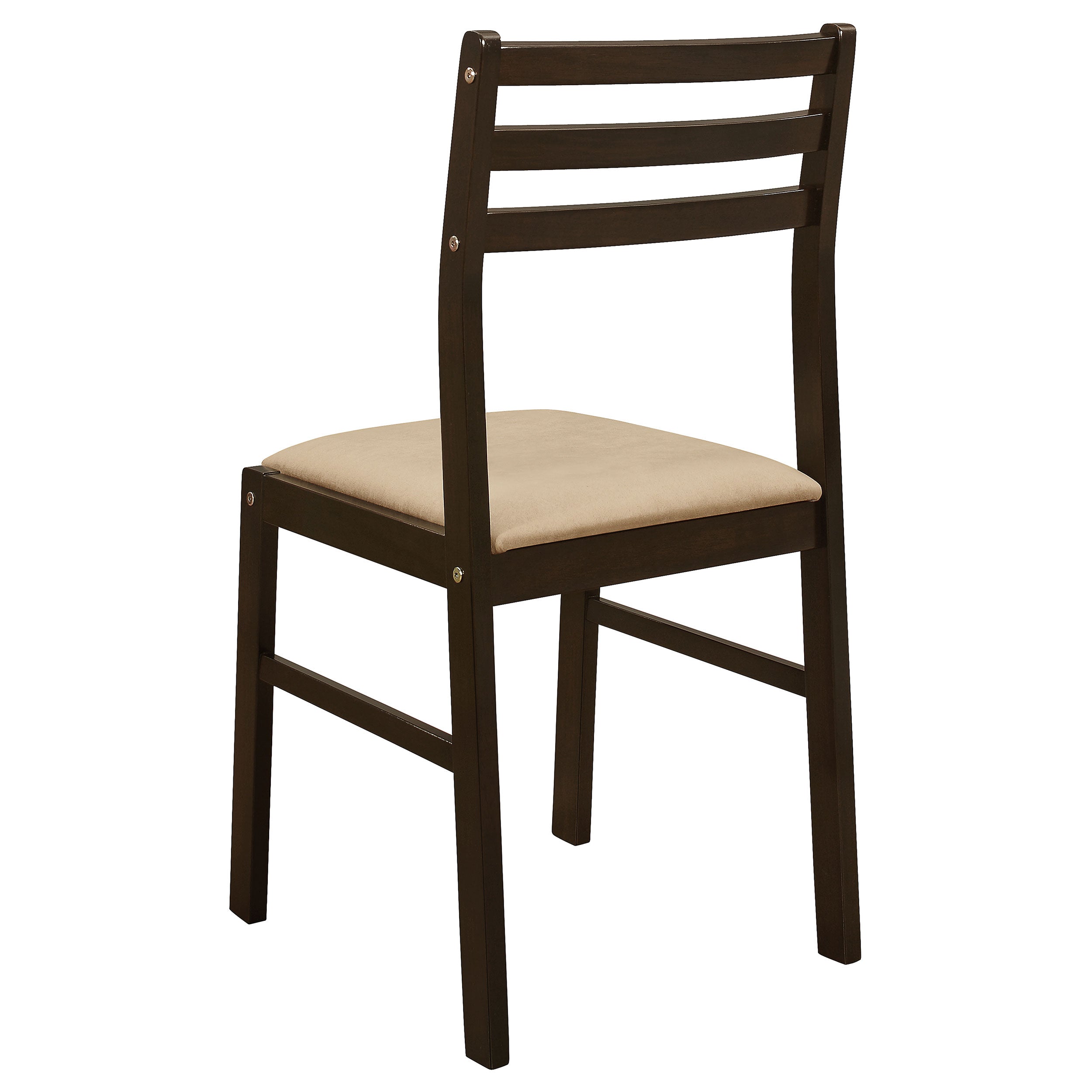 Bucknell 3-piece Round Drop Leaf Dining Table Set Cappuccino — view 9