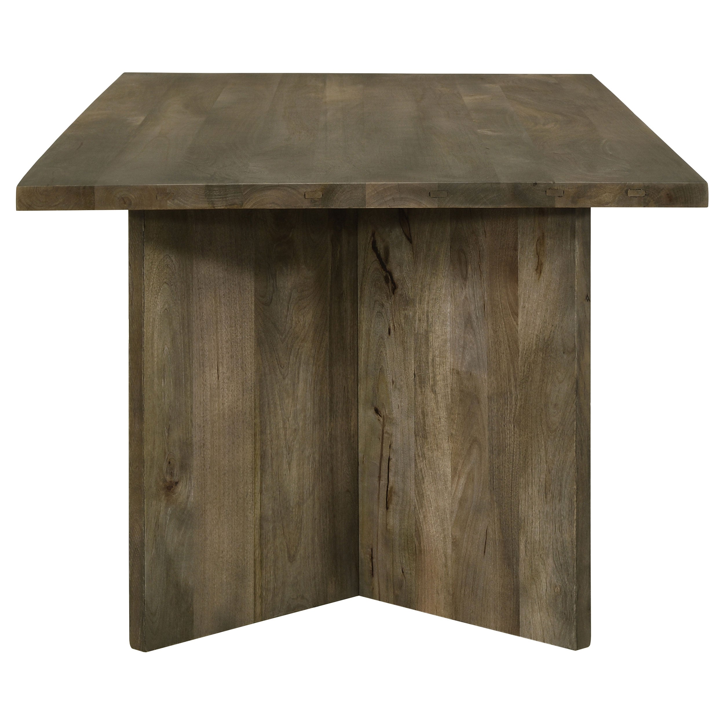 Tyler 80-inch Solid Wood Dining Table Mango Brown — view 5