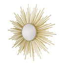 Modern Glam Sunburst Wall Mirror - Gold