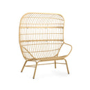 Palos - Outdoor Wicker Loveseat - Light Brown