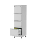 Drawer Metal Locking Vertical File Cabinet With Wheels Heavy Duty Lockable Storage
