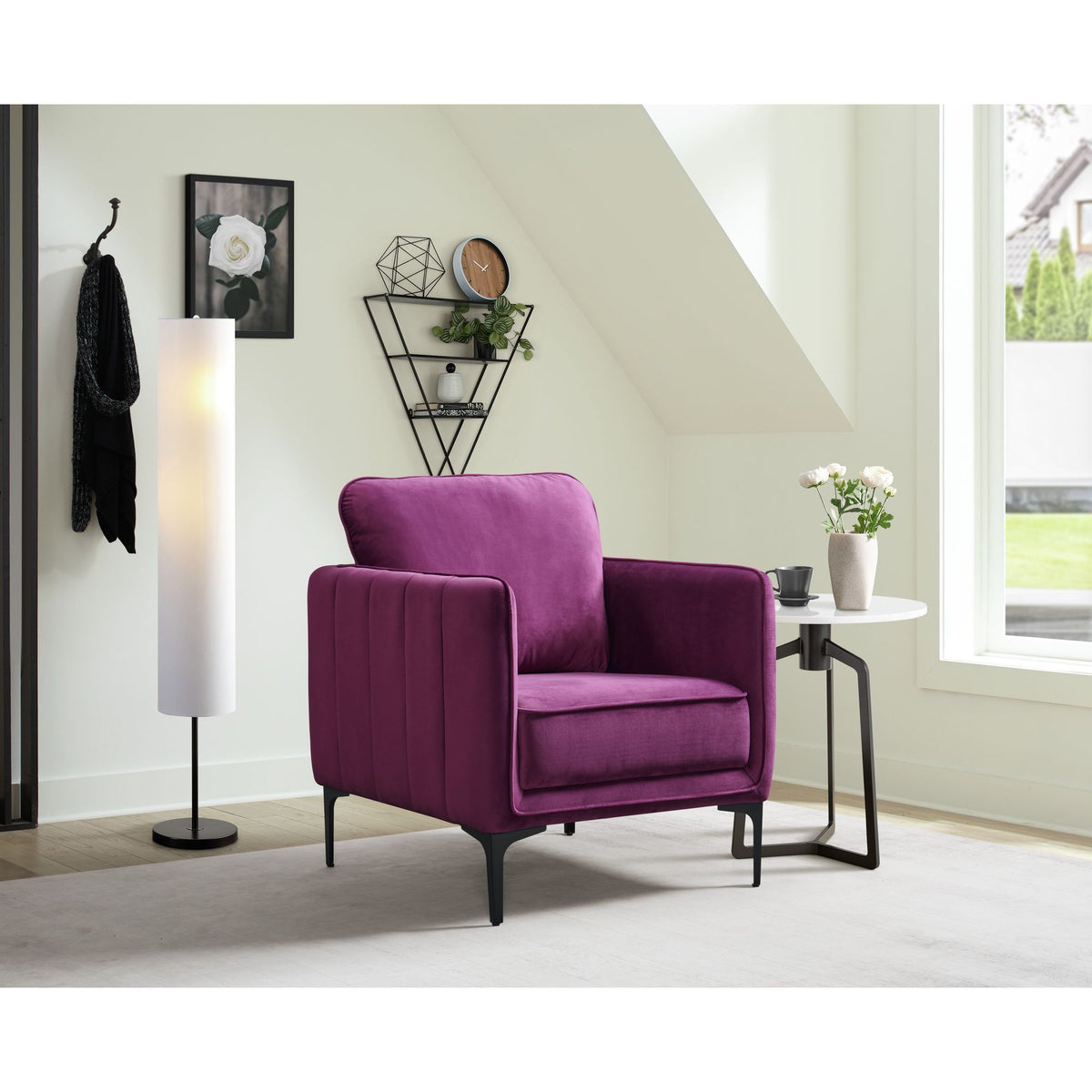 Rae Chair in Dark Gray by Elements International, view 5