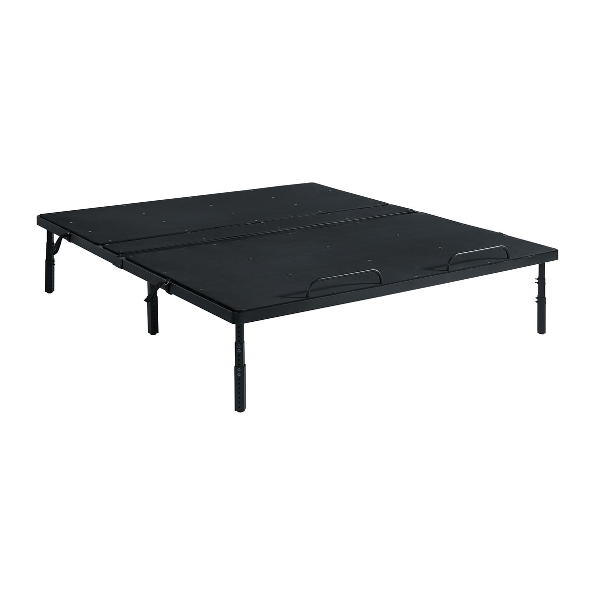 Z Base Air Adjustable Bed With Head Incline in Black by Elements International