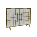 Dorothy - Modern Single Panel Iron Fire Screen