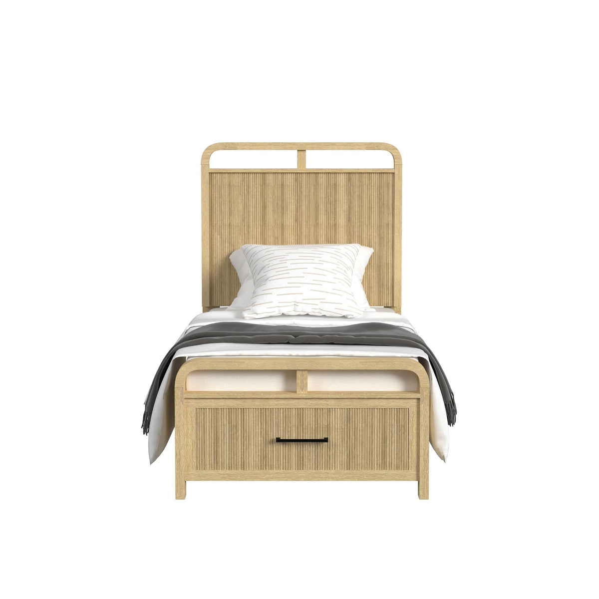 Ridgemont Storage Bed in Black by Elements International, view 11