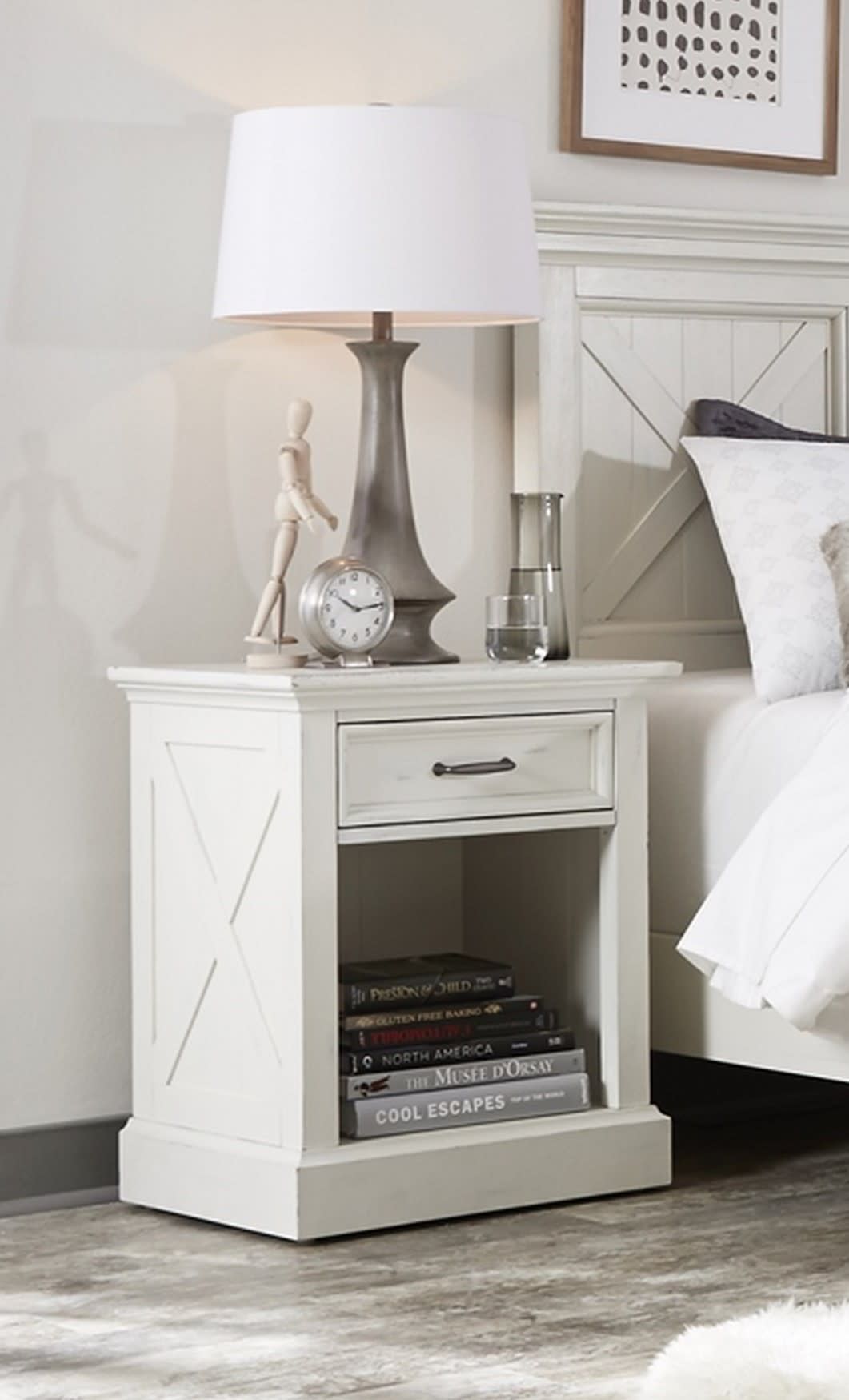 Seaside Lodge - Nightstand - White