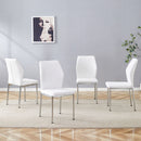 Luxury Simple High Resilience Dining Chair With Metal Legs