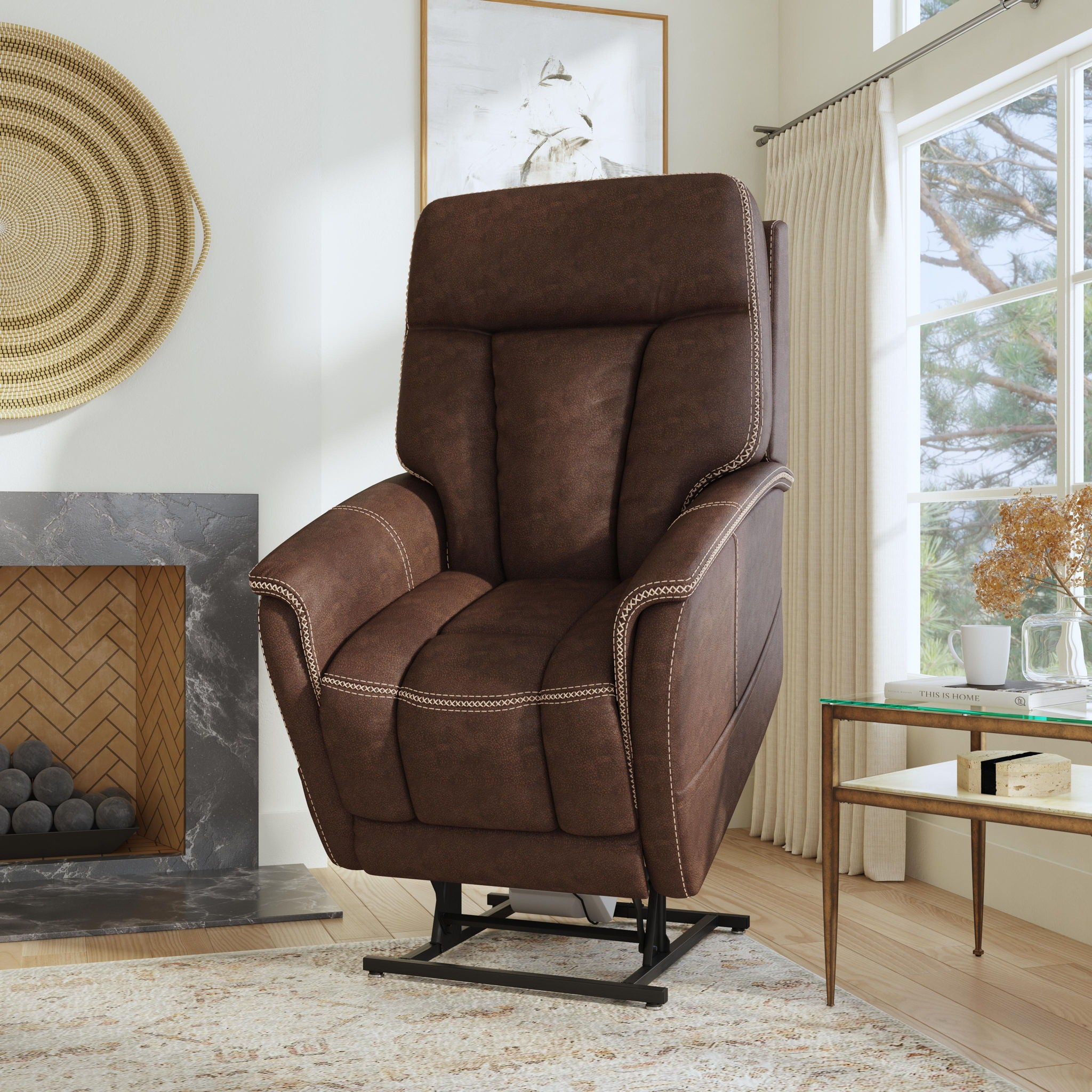 Atlas - Power Lift Recliner With Power Headrest & Lumbar