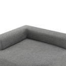Frame For Oversized Modular U Shaped Sectional, Floor Couch Convertible Compressed Couch Spacious Foam Filled Sofa