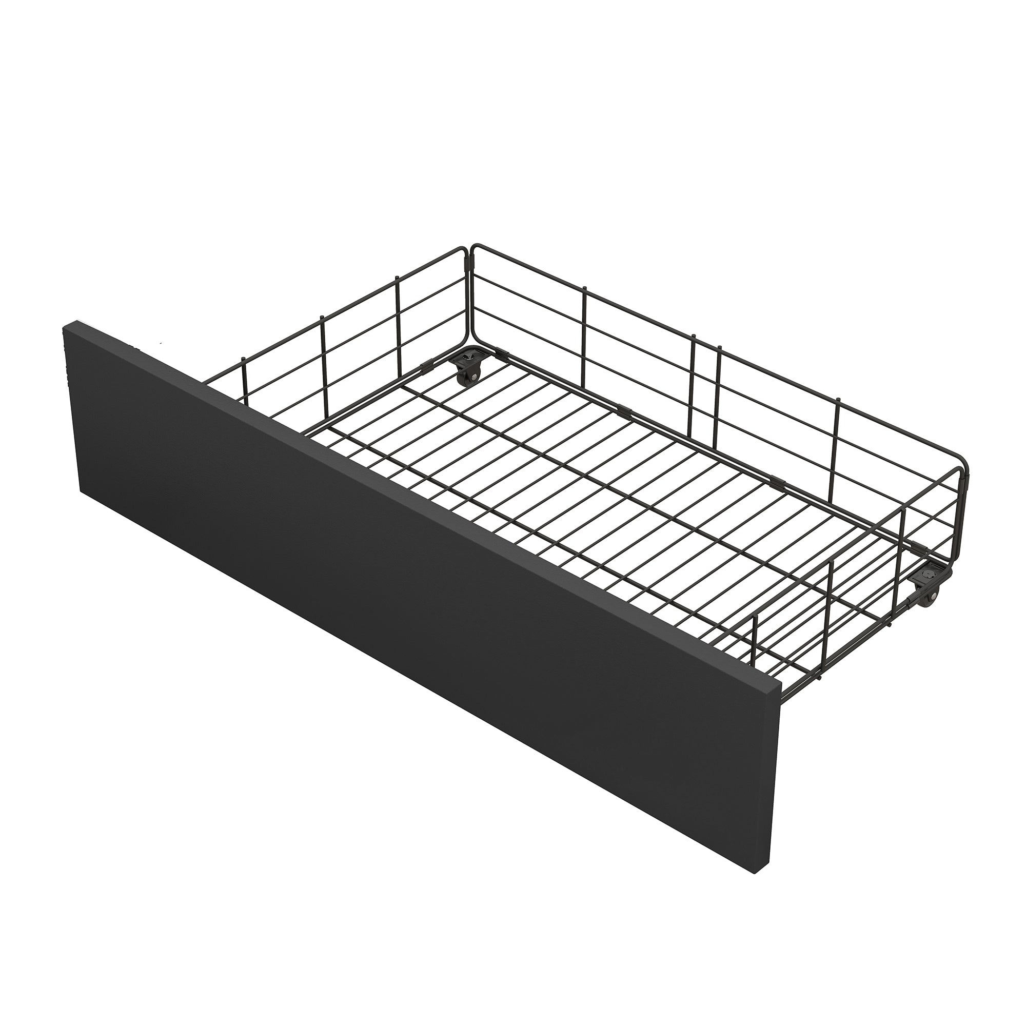 Queen Size Storage Platform Bed with 4 Drawers, Black - Atlantic Fine Furniture Melbourne FL