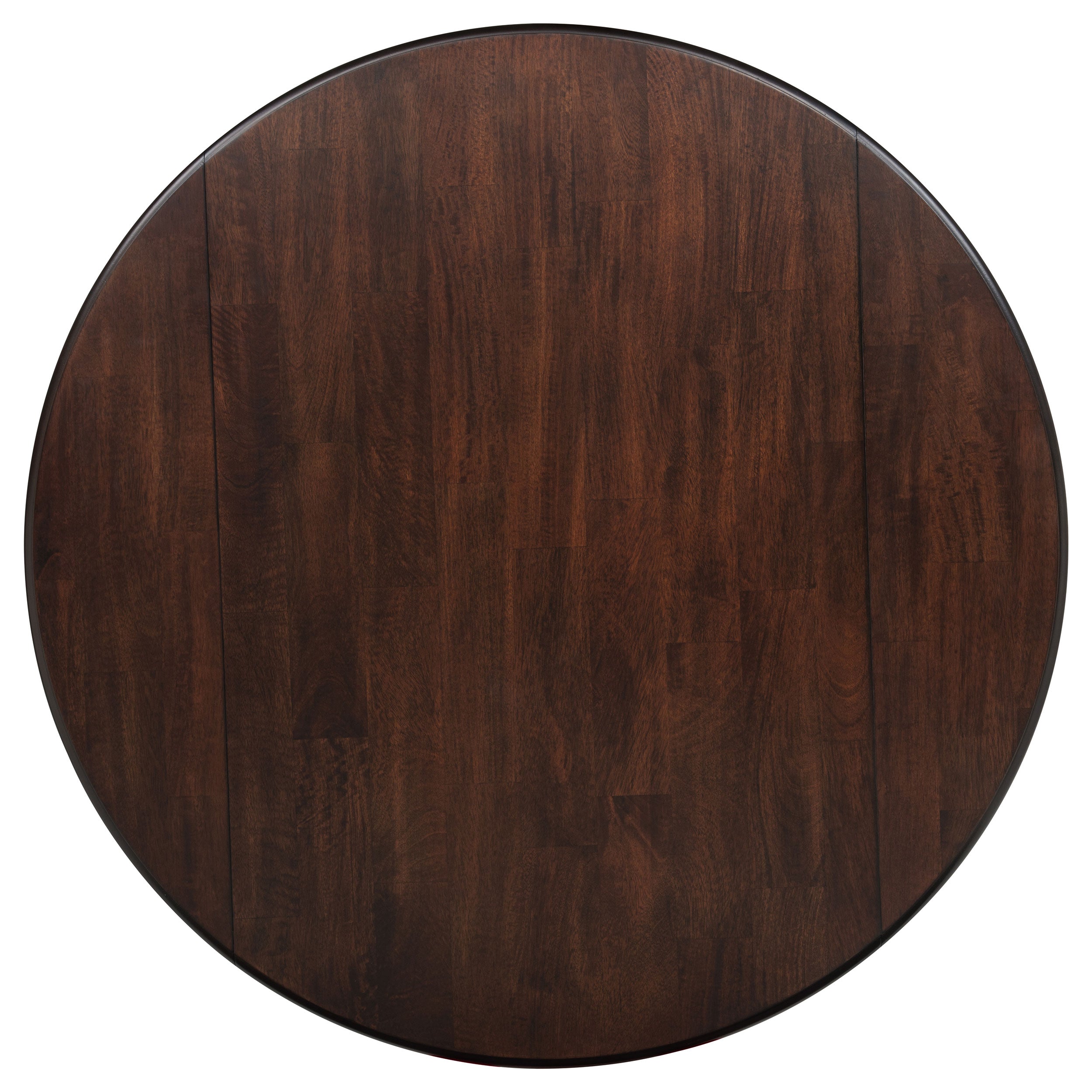 Barton 5-piece Round Wood Dining Table Set Dark Brown — view 8