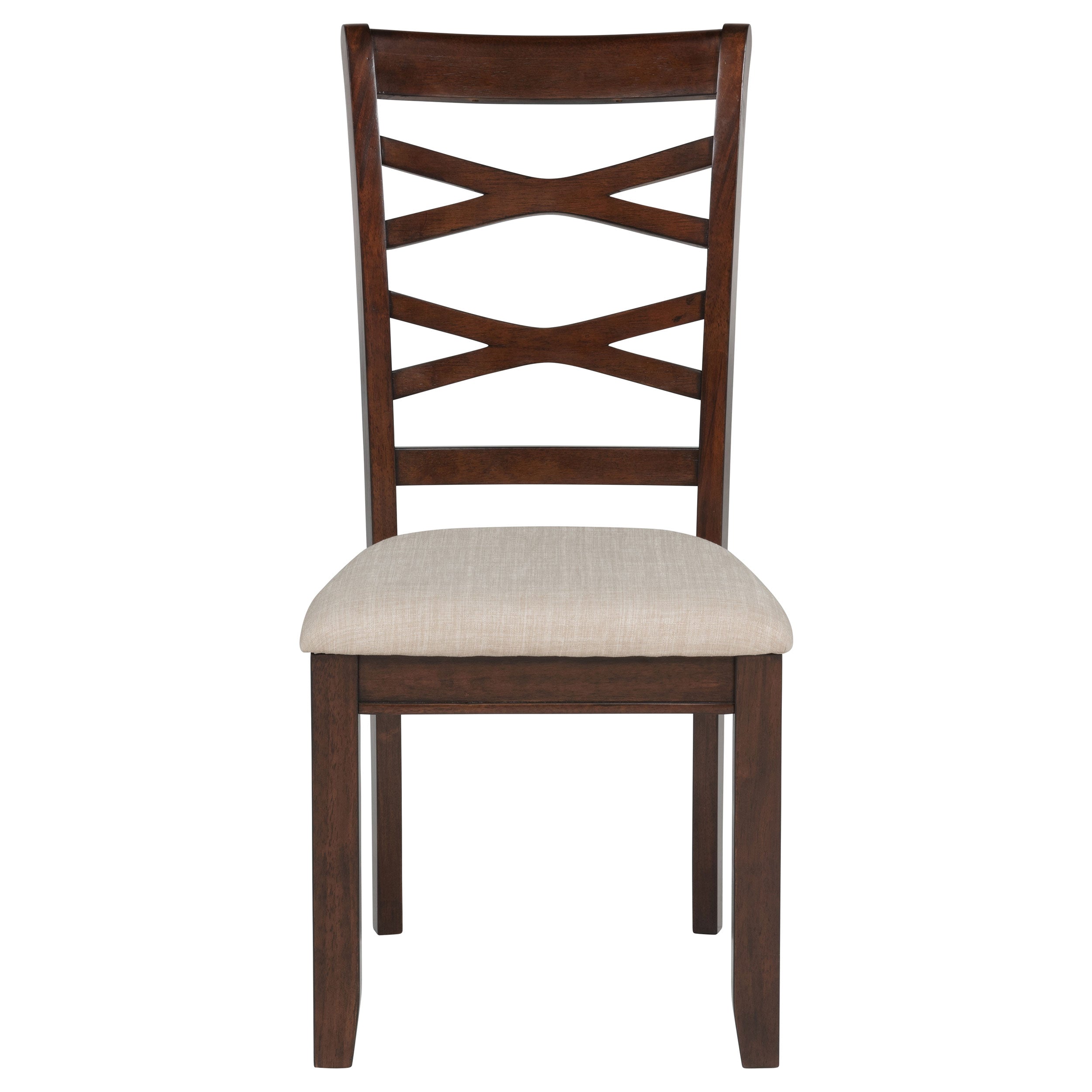 Barton 5-piece Round Wood Dining Table Set Dark Brown — view 10