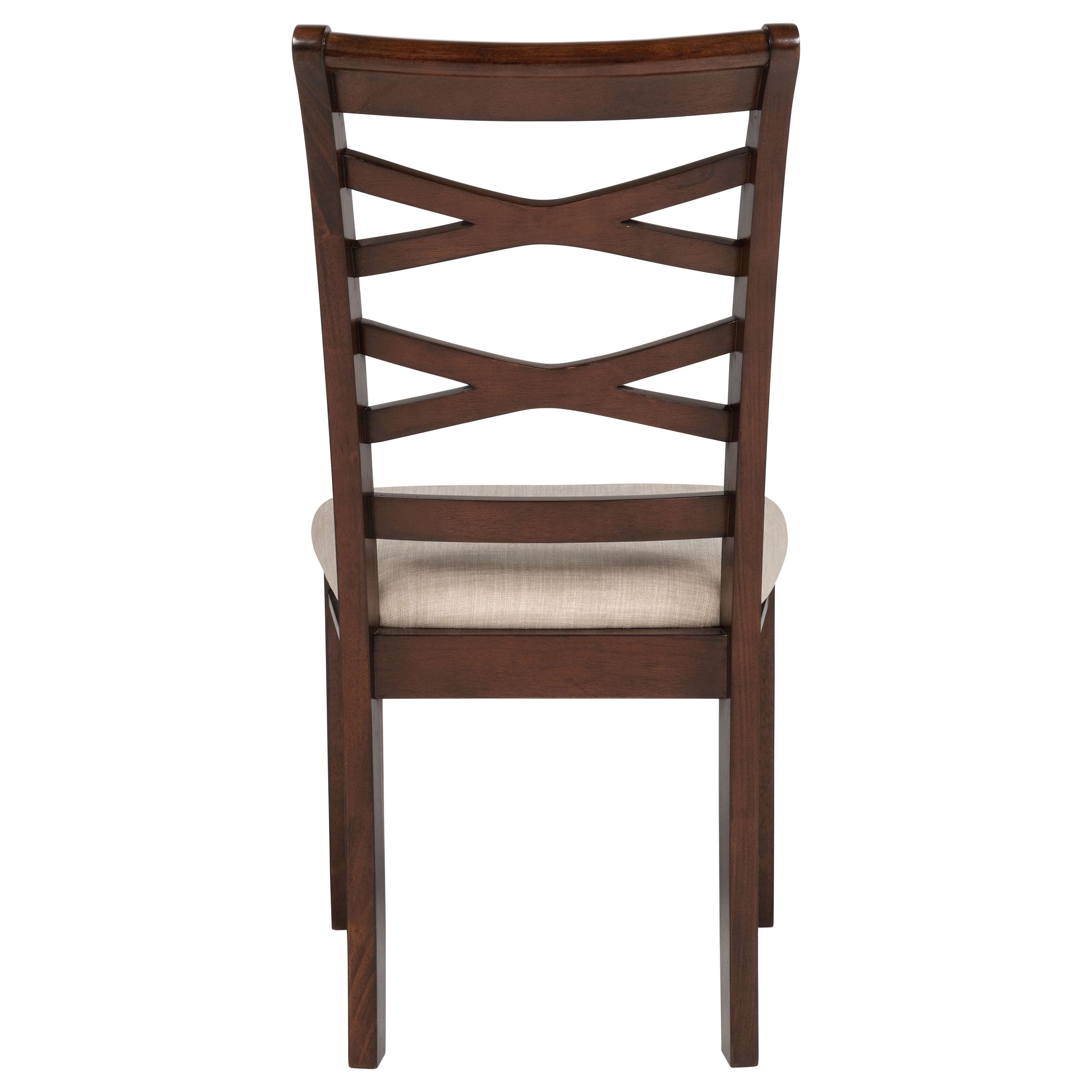 Barton 5-piece Round Wood Dining Table Set Dark Brown — view 12