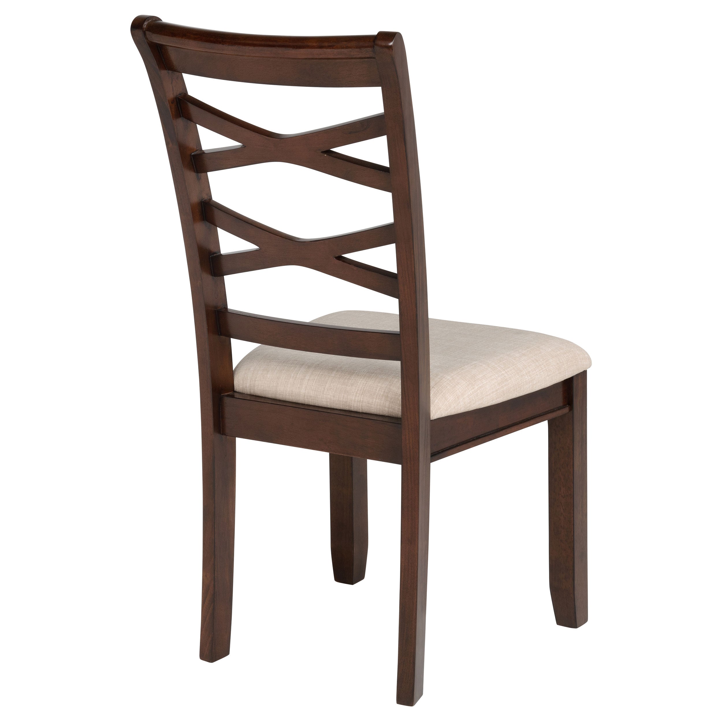 Barton 5-piece Round Wood Dining Table Set Dark Brown — view 13