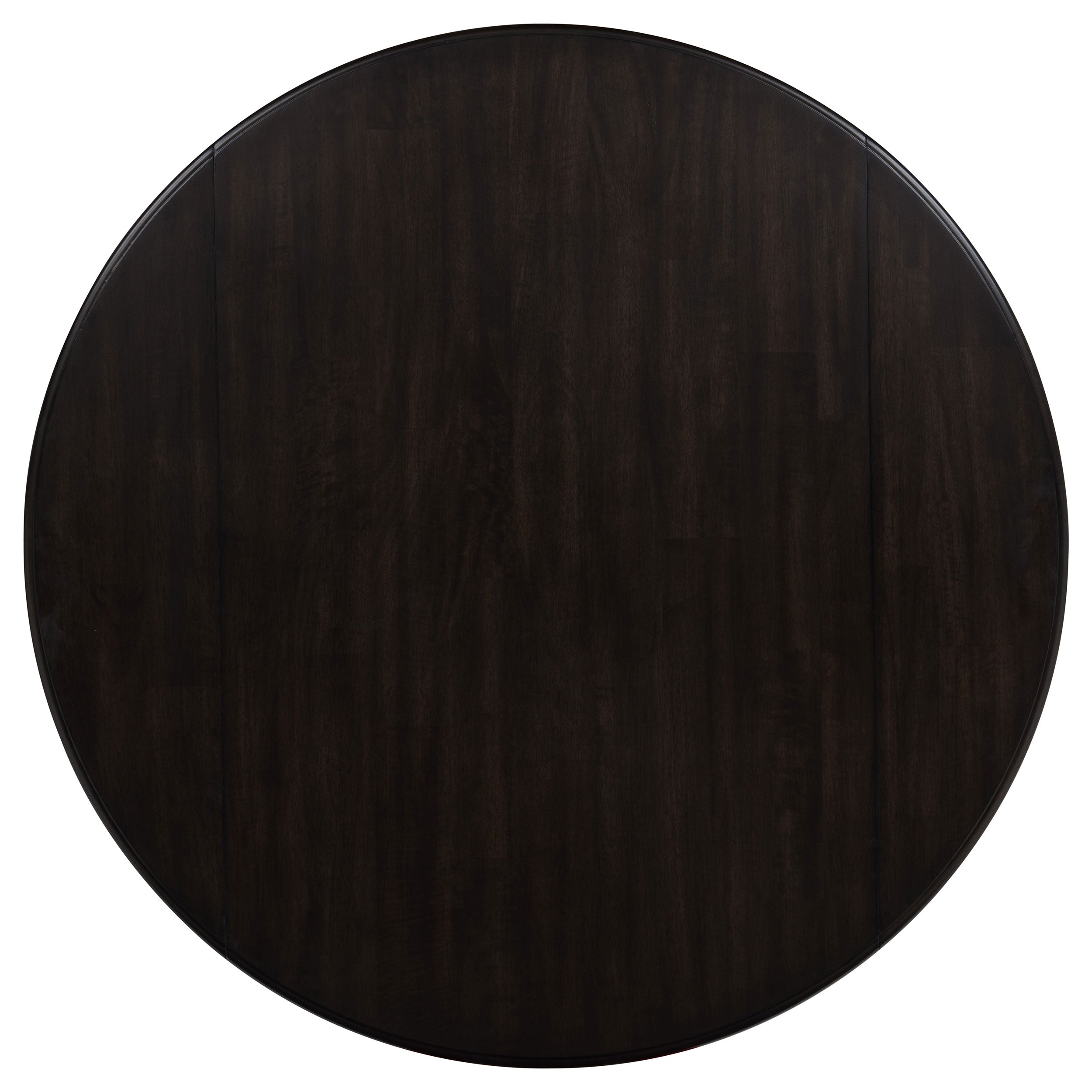 Catley 5-piece Round Drop Leaf Dining Table Set Dark Coffee — view 8