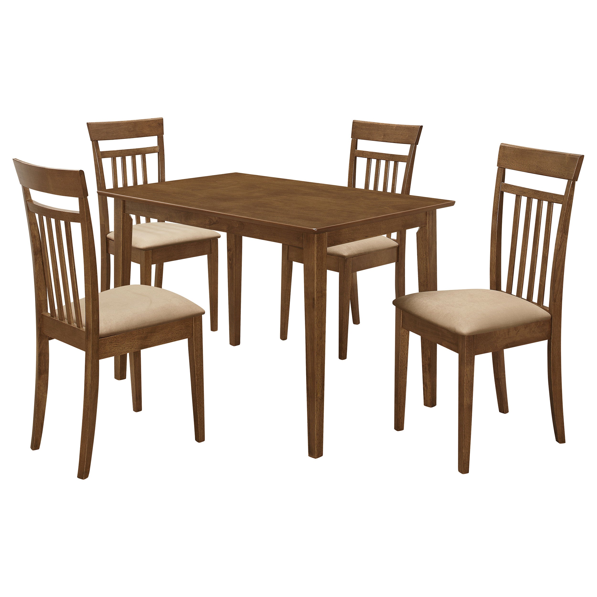 Robles 5-piece Rectangular Dining Table Set Chestnut — view 2