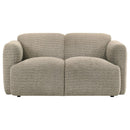 Dorset - Upholstered Round Track Arm Sofa Set