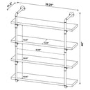 Elmcrest - 4-Shelf Wall Bookshelf