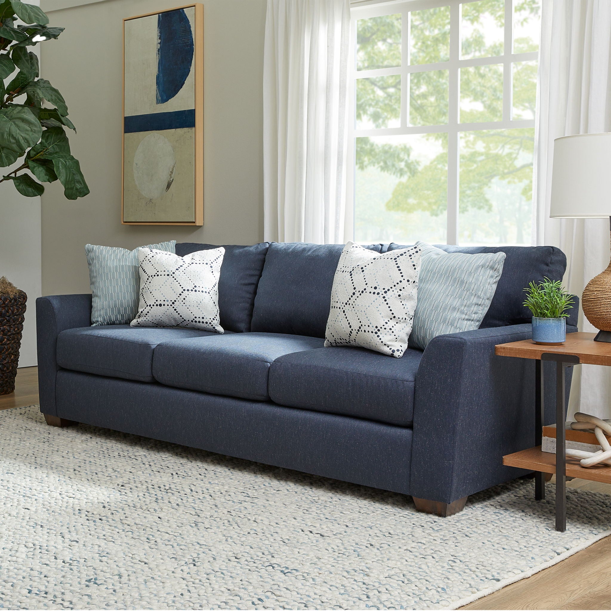 Corazon - Fabric Stationary Sofa