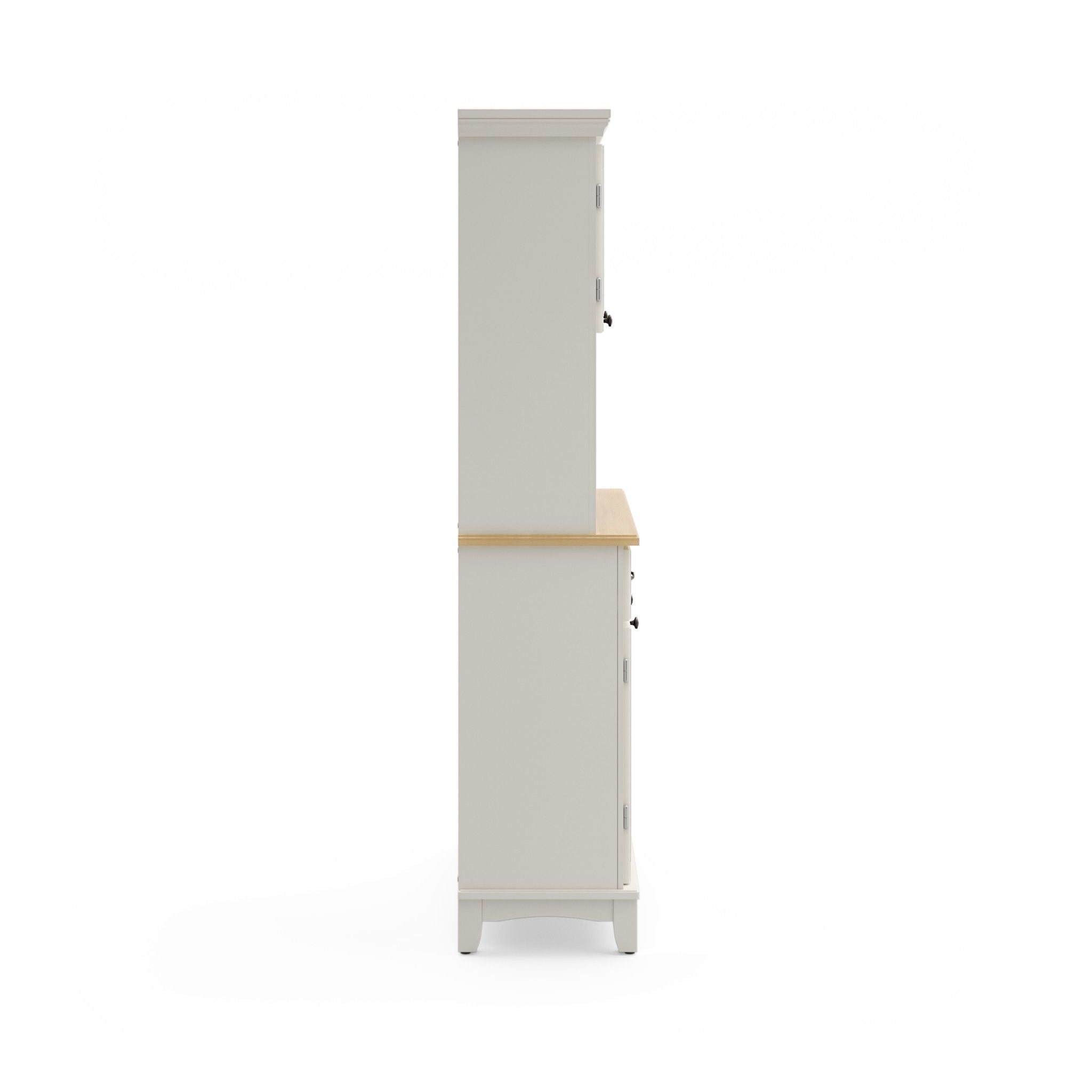 Buffet Of Buffets - Buffet With Hutch Natural Wood Top