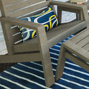 Sustain - Outdoor Lounge Chair - Gray, Dark - 32.75"