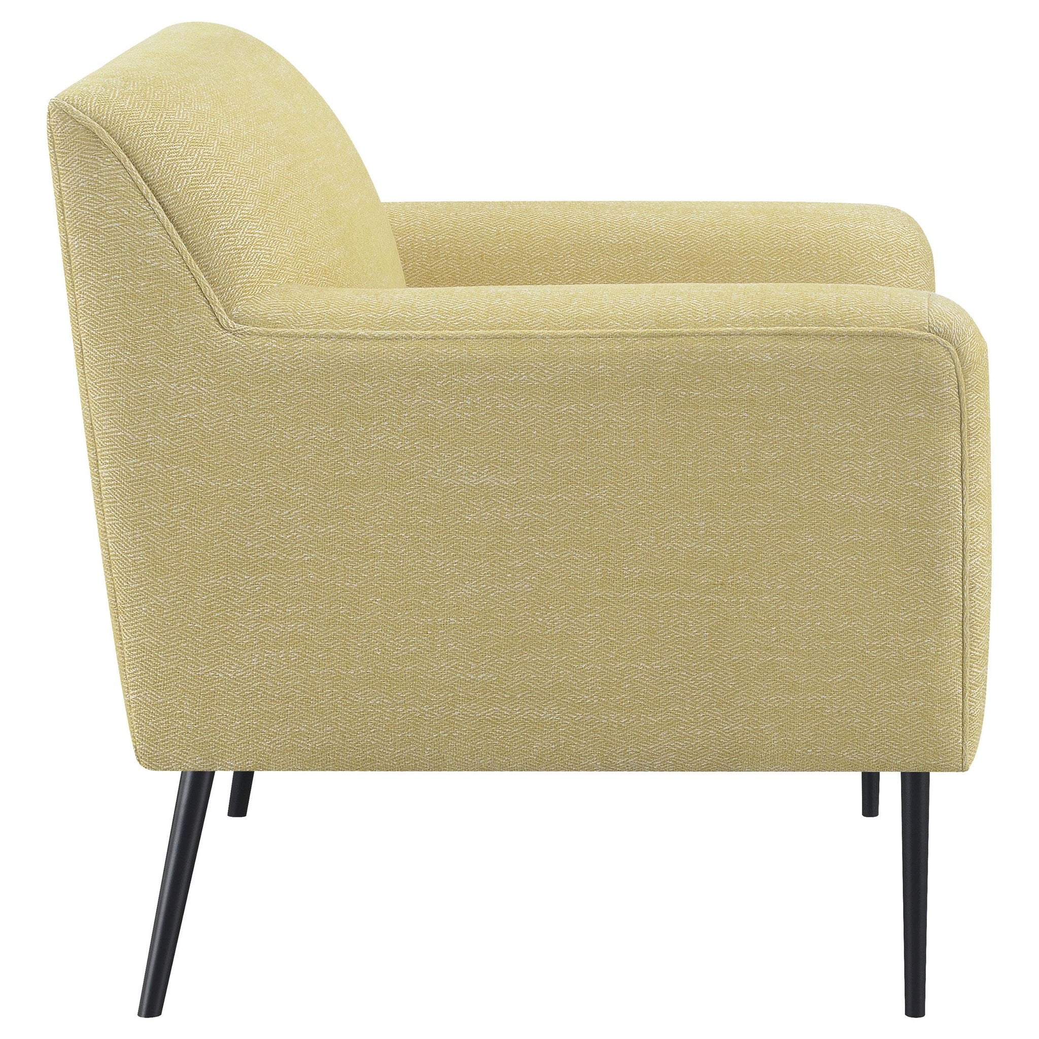 Darlene Upholstered English Arm Accent Chair Lemon - Atlantic Fine Furniture Melbourne FL