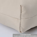 2 Piece High Back Patio Chair Cushion Set