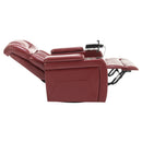 270 Degree Swivel Power Recliner With Tray Table, Phone Holder, Cup Holder, USB Port