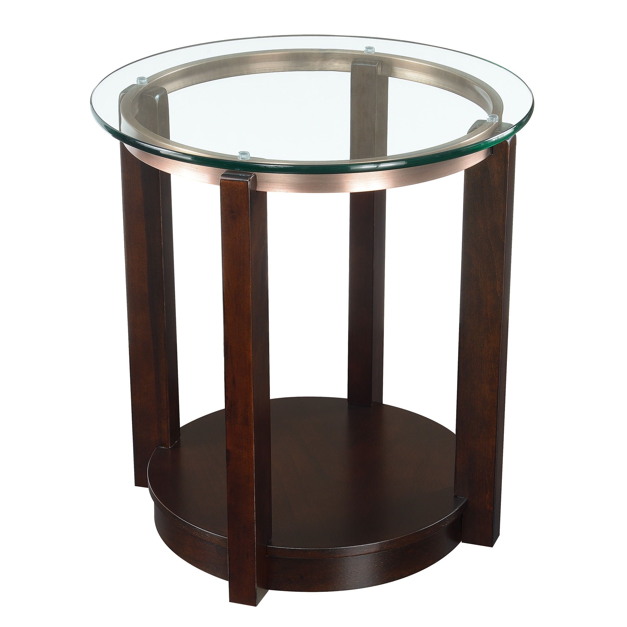 Elsa Occasional Table Set in Dark Brown by Elements International, view 3