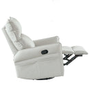 360° Modern Small Rocking Swivel Recliner Chair With Side Pocket