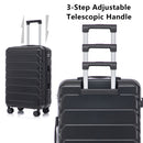 3 Pieces Set 20" / 24" / 28" Spinner Wheel Luggage With Combination Lock