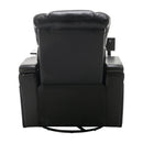 270 Degree Swivel Power Recliner With Tray Table, Phone Holder, Cup Holder, USB Port