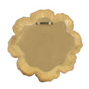 Rose Hanging Resin Wall Accents (Set of 2) - Gold