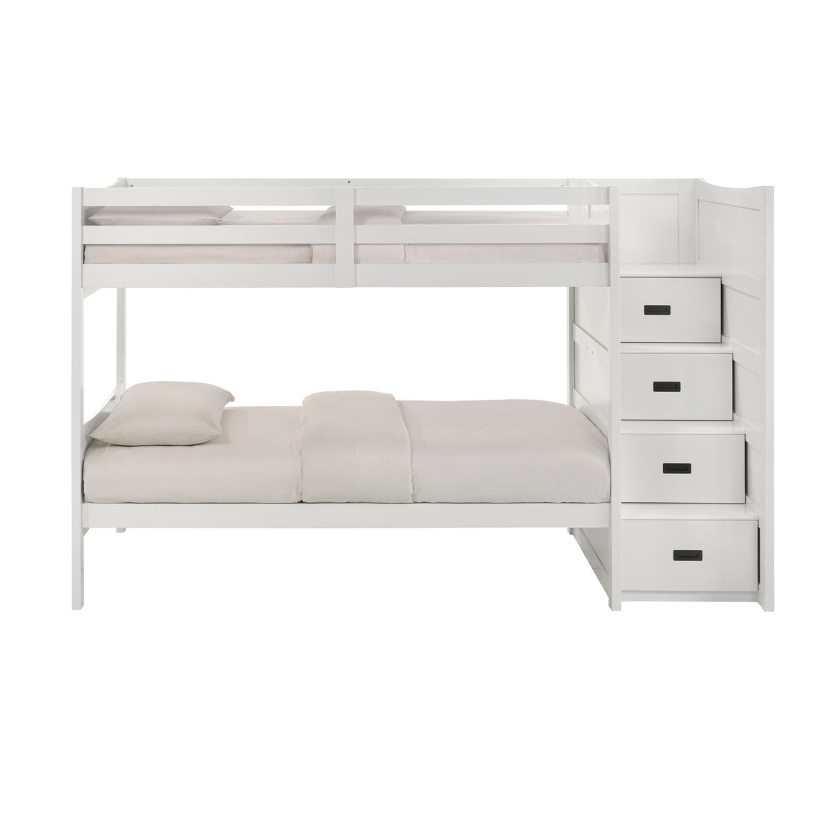 Sami Step Bunk With Right Headboard in Dark Brown by Elements International, view 15