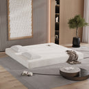 3 Seat Folding Floor Couch & King Size Bed Mattress