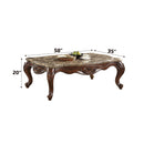 Jardena - Coffee Table - Marble Top & Cherry Oak