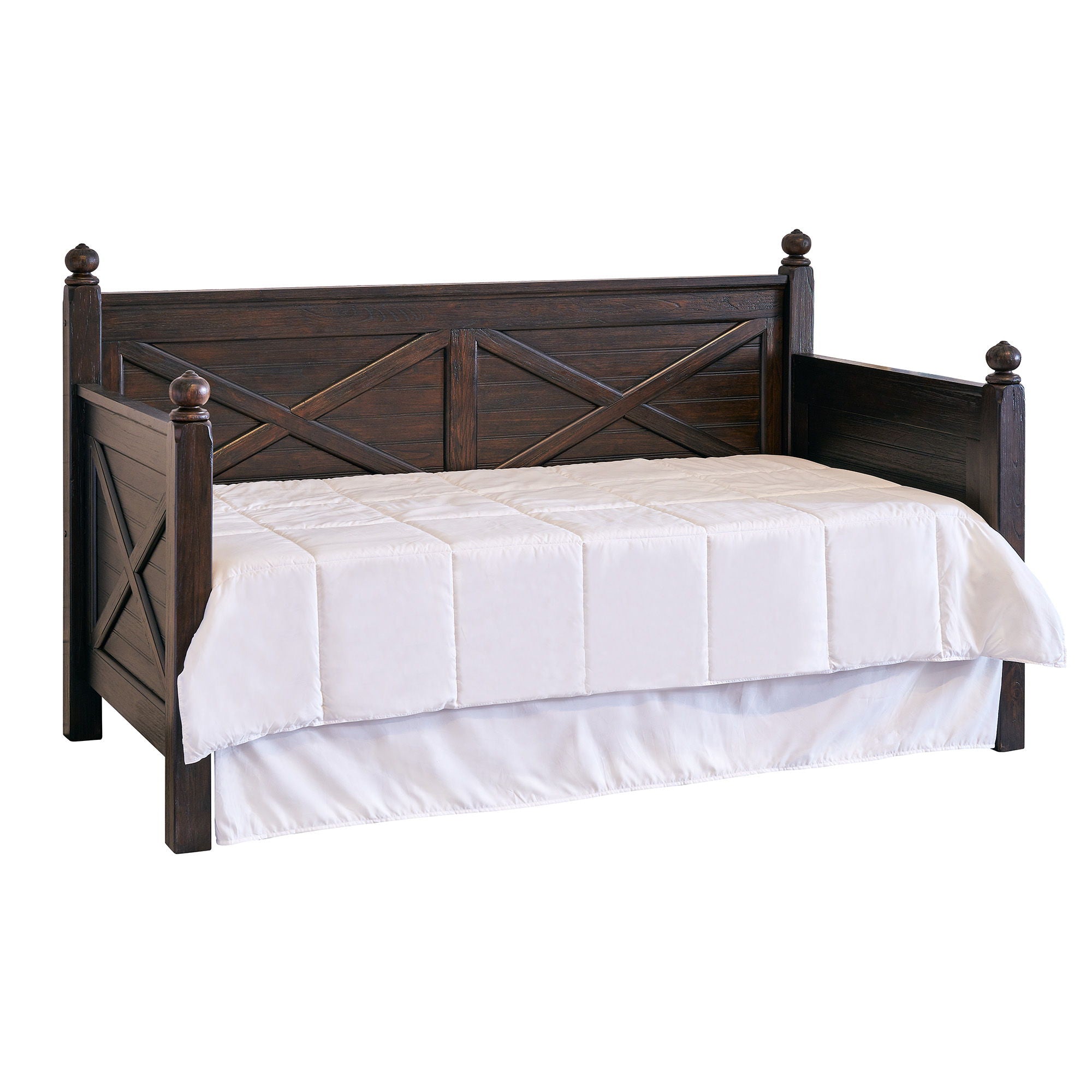 Sutherland Twin Wood Daybed in Distressed Oak by Elements International