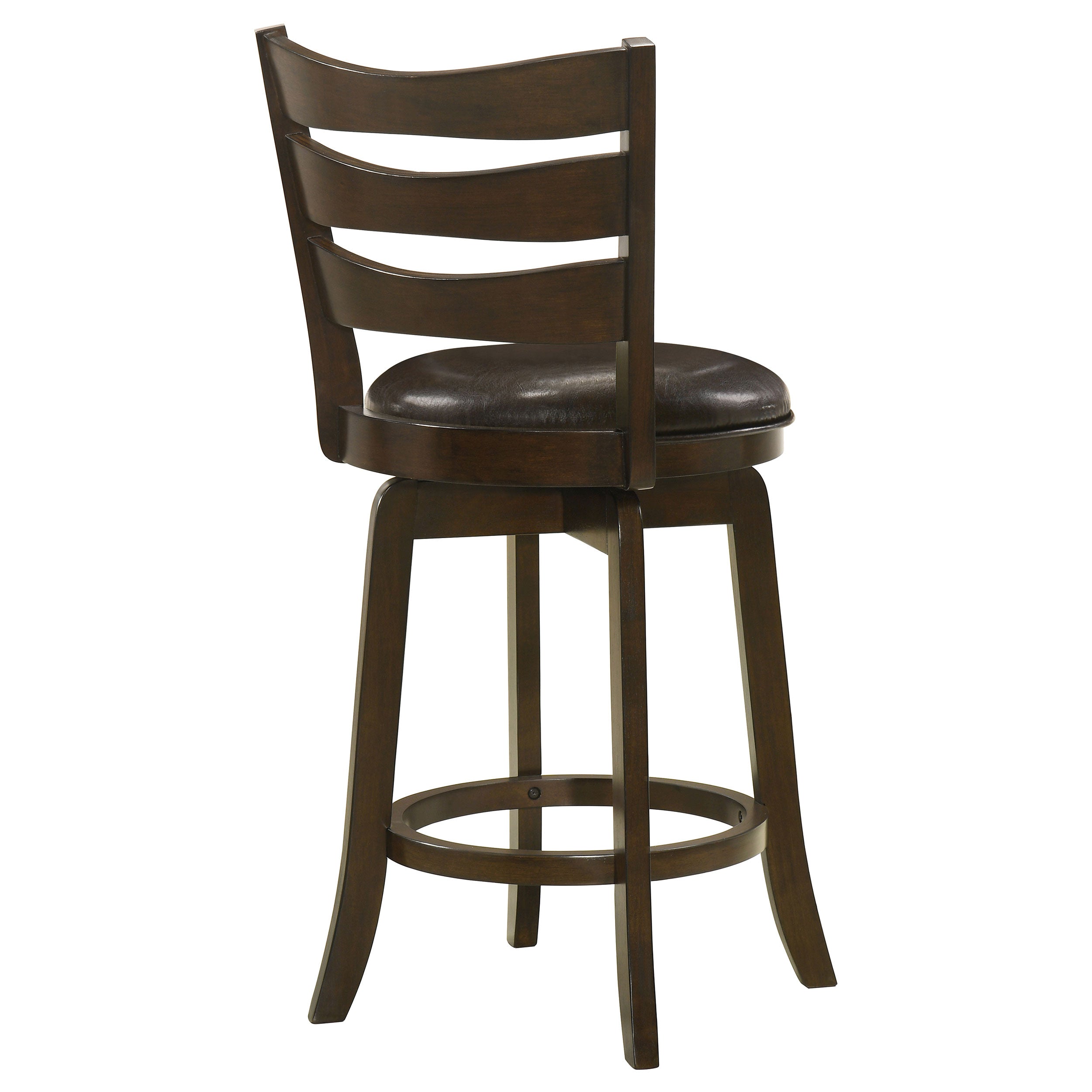 Murphy Wood Counter Height Swivel Bar Chair Dark Brown — view 7
