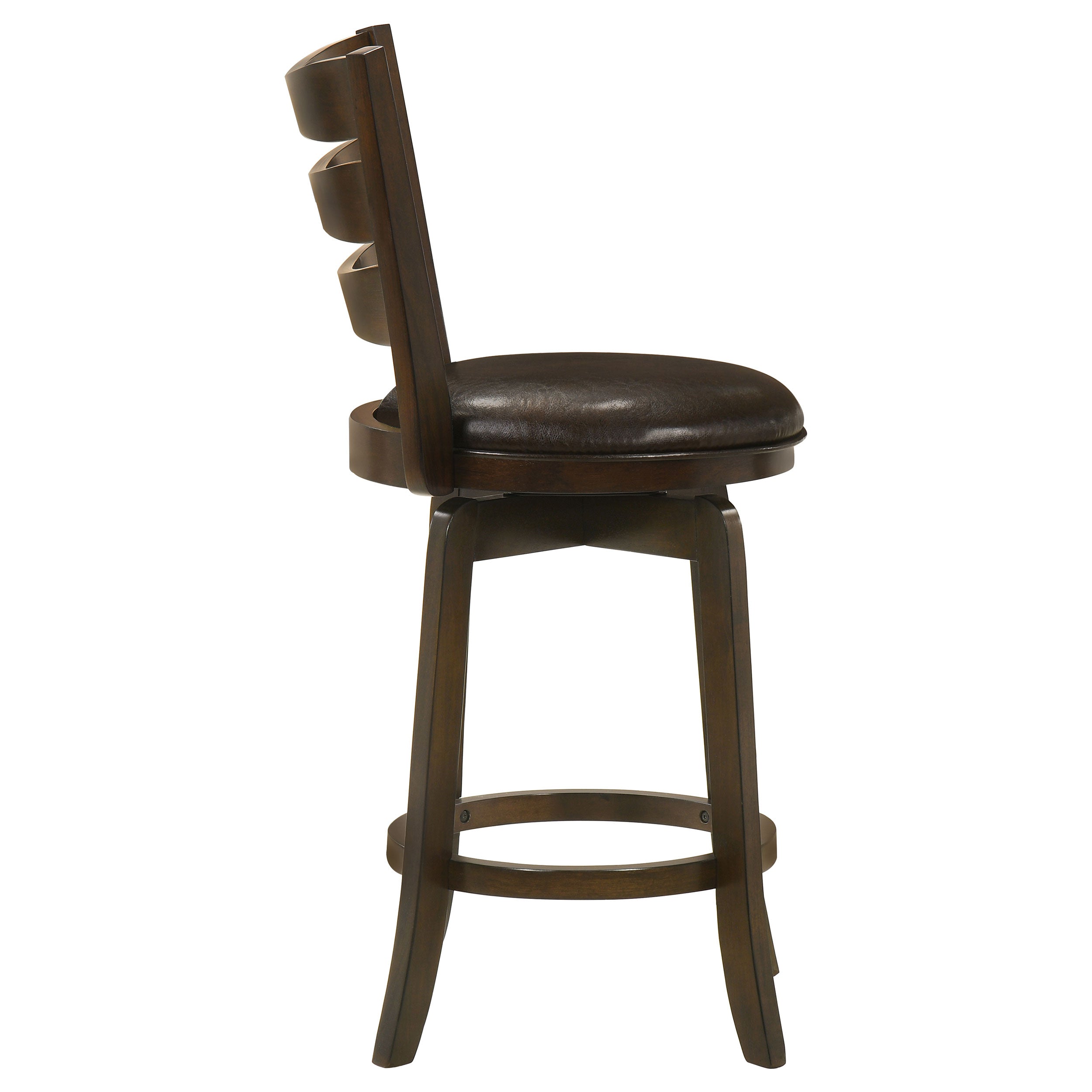 Murphy Wood Counter Height Swivel Bar Chair Dark Brown — view 8
