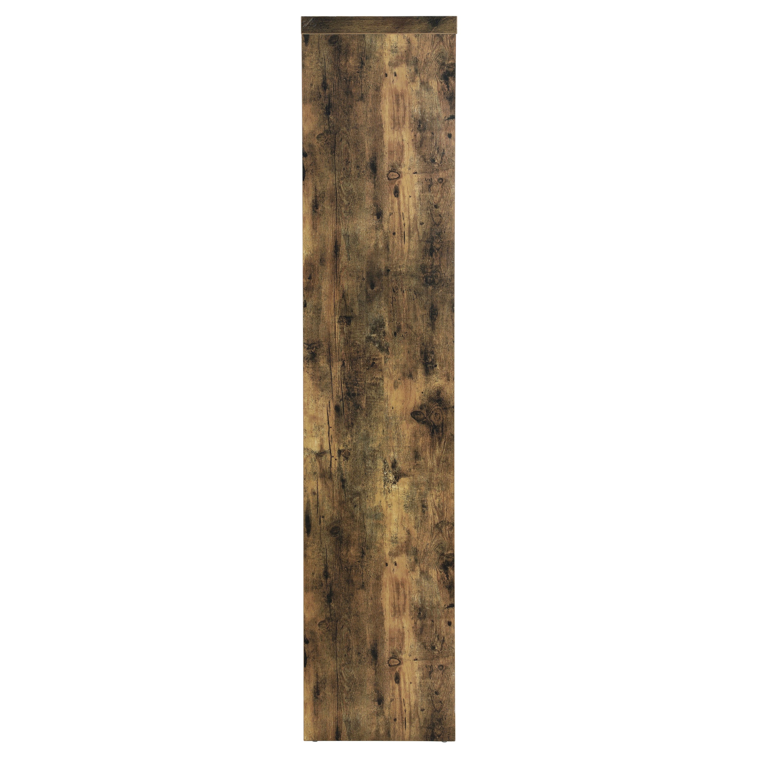 Belvedere 5-shelf Home Bar Table Wine Storage Rustic Nutmeg — view 5