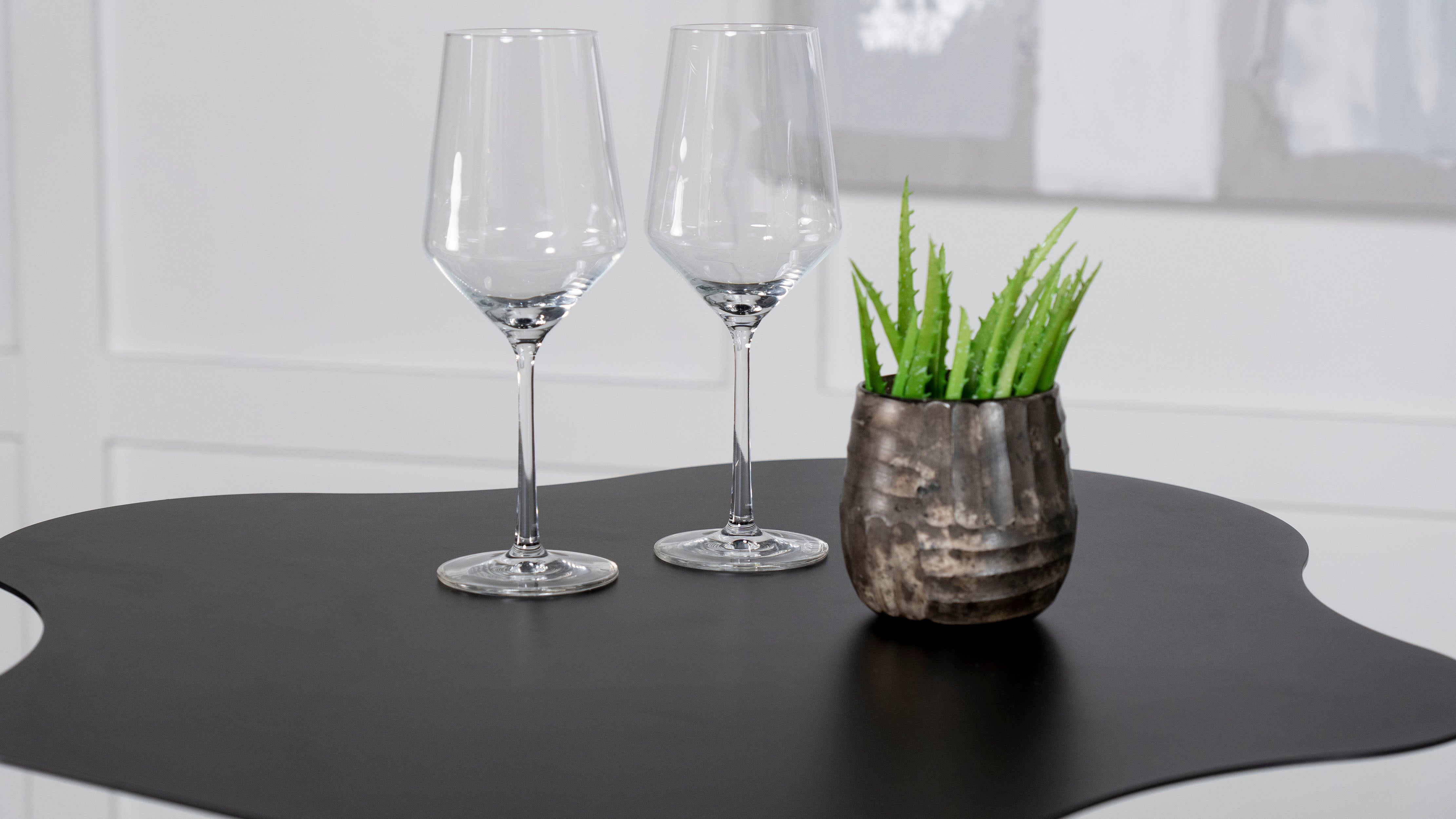 Keanu Curved 29-inch Cloud-Shaped Bistro Bar Table Black — view 9