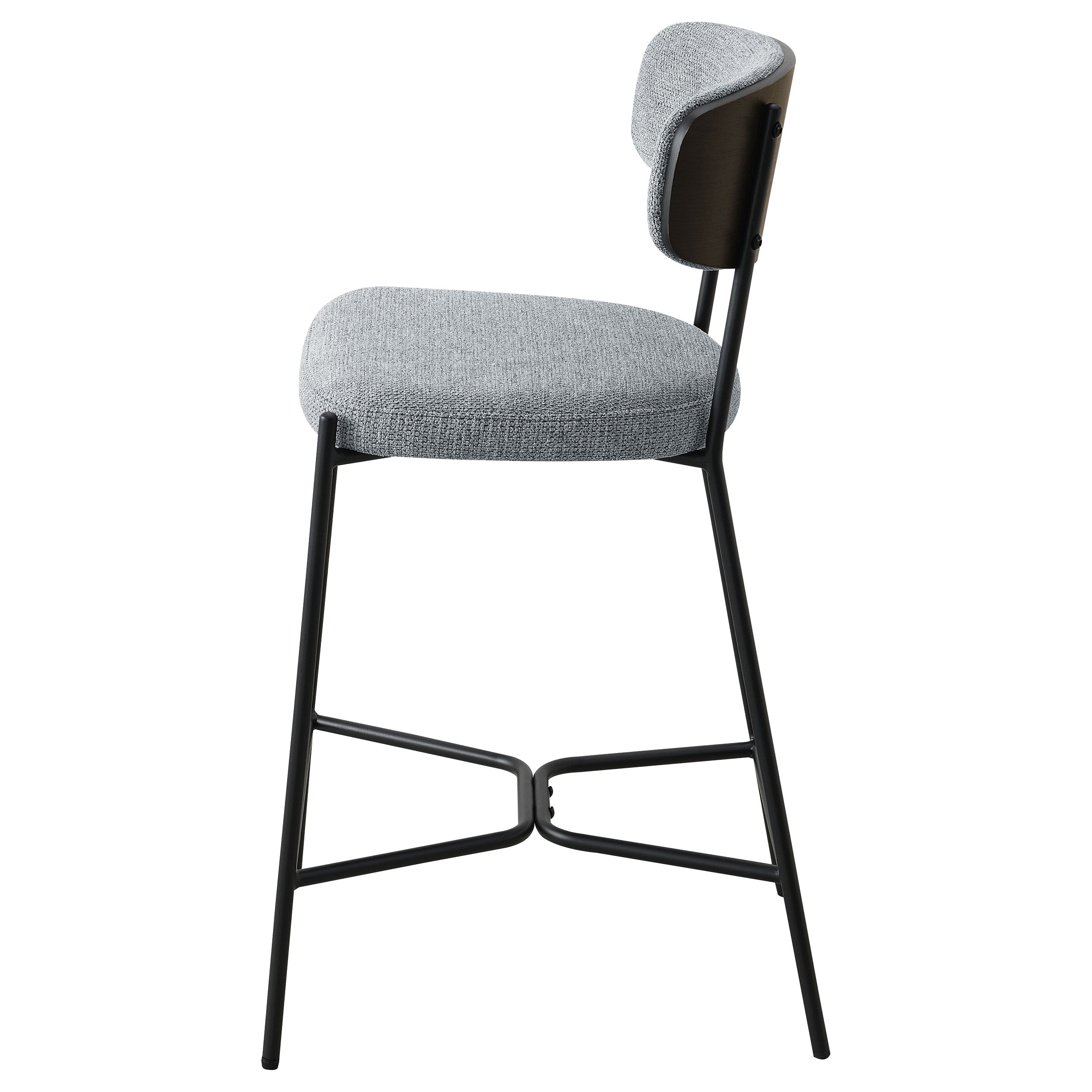 Elison Counter Height Bar Stool Grey (Set of 2) — view 6