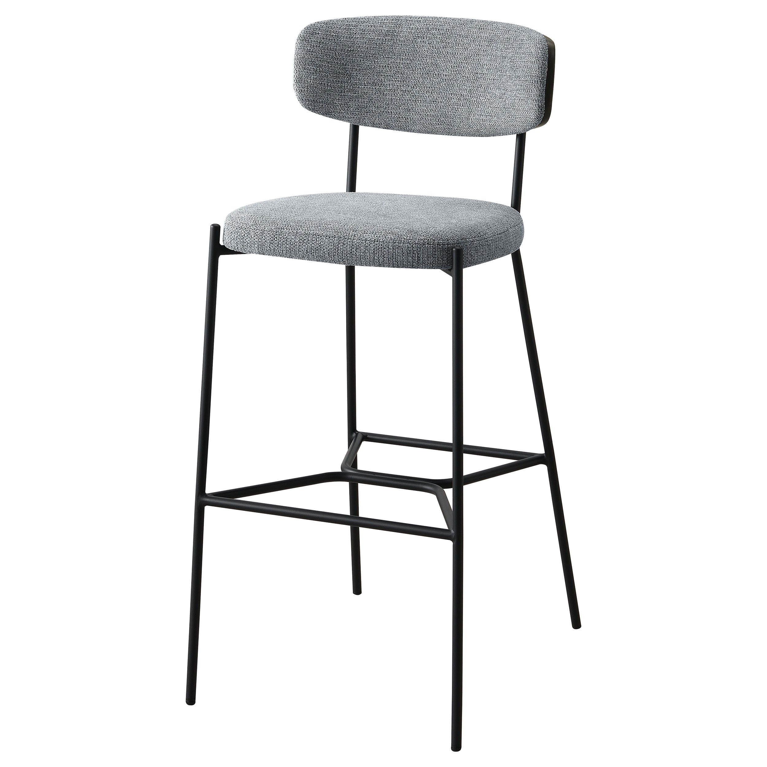 Elison Pub Height Bar Stool Grey (Set of 2) — view 5