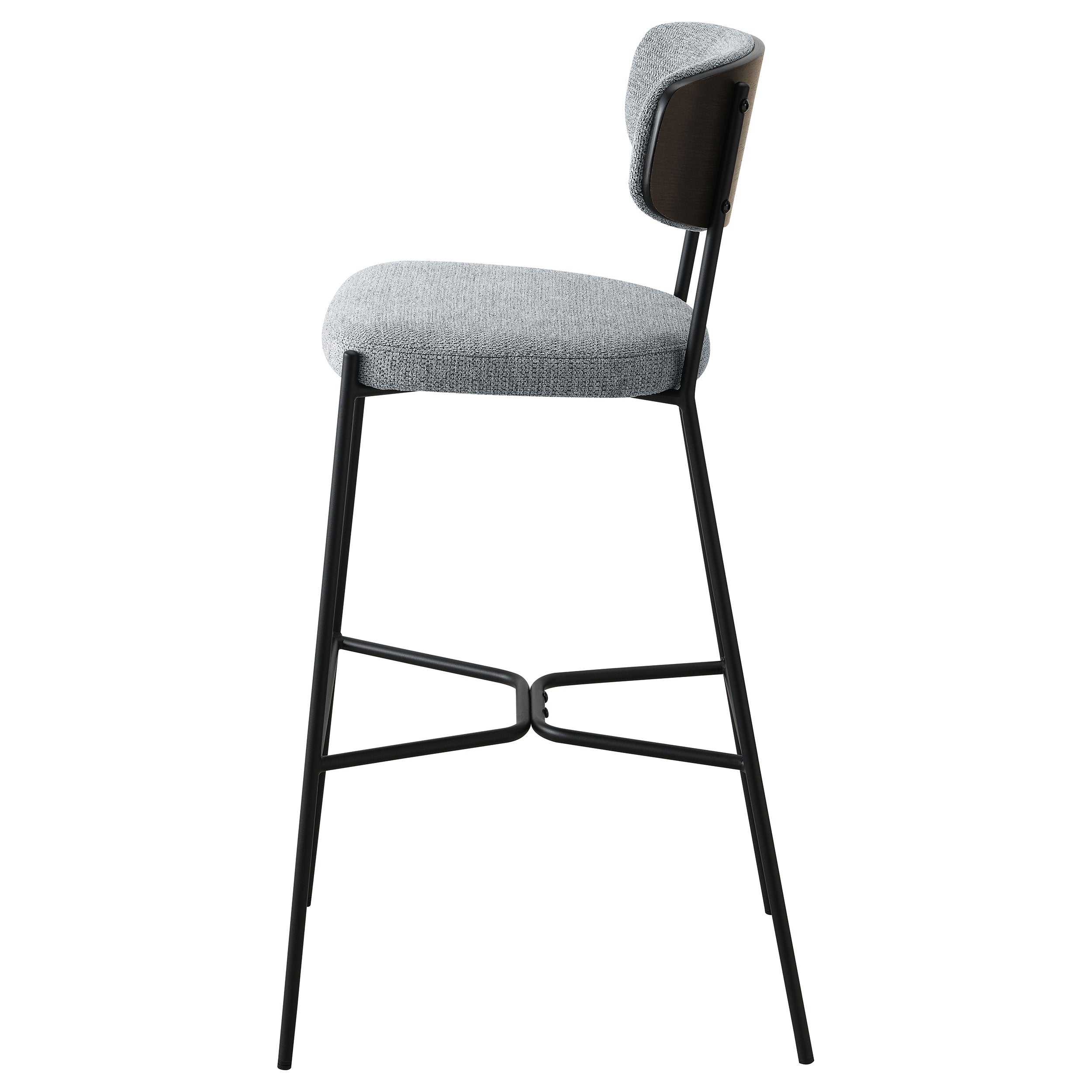 Elison Pub Height Bar Stool Grey (Set of 2) — view 6